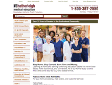 Tablet Screenshot of hatherleigh.com